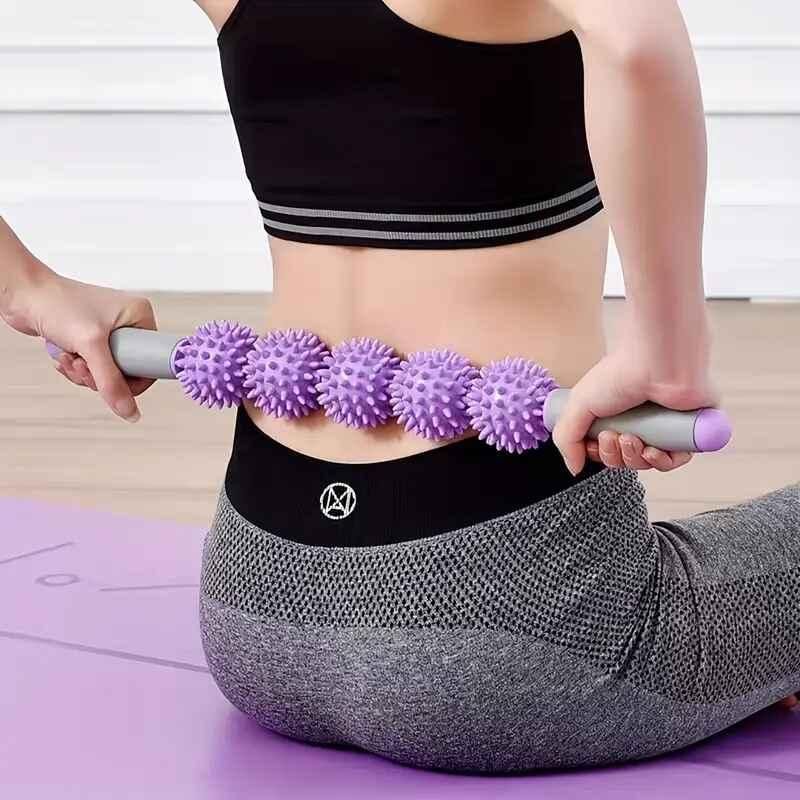 Massager Muscle Back Legs Deep Tissue Body Neck Pain Workout Execise StickRoller